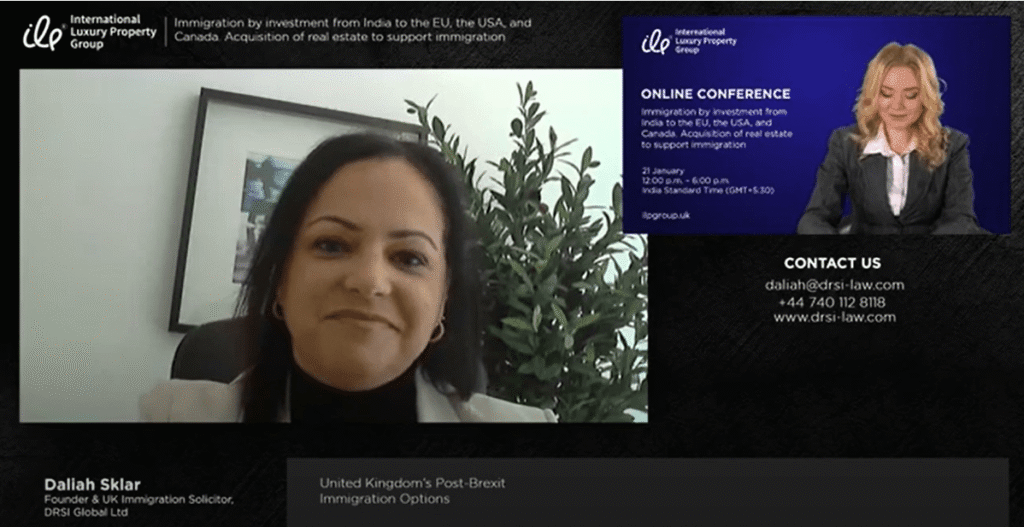Attorney Daliah Sklar participates in the online conference